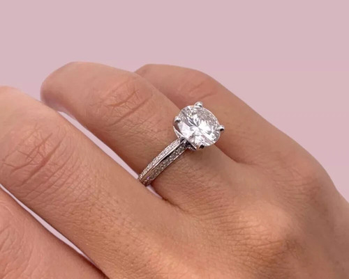 950 platinum solitaire wedding - 950,