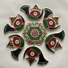 7pc Diwali Rangoli Colourful
