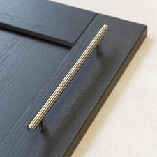 T Bar Cupboard Handle Kitchen Cupboard Cabinet Drawer Door Handle Brushed Steel