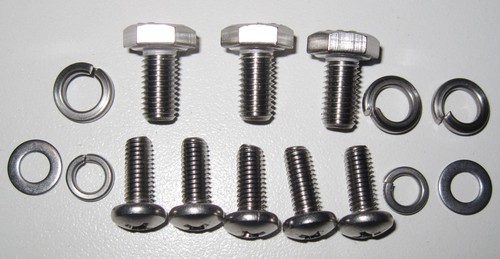 Mgb bonnet catches fixing kit - mgb,