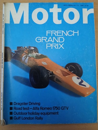 Motor magazine 68 abarth - motor, 20/7/68