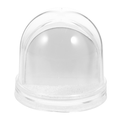 Diy snow globe with - snow,