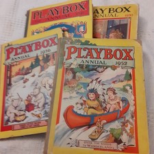 Playbox Annual 1930, 1941, 1952 and 1956 Illustrated Hardbacks