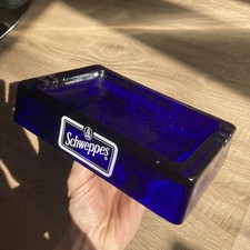 Vintage schweppes cobalt blue - schweppes,