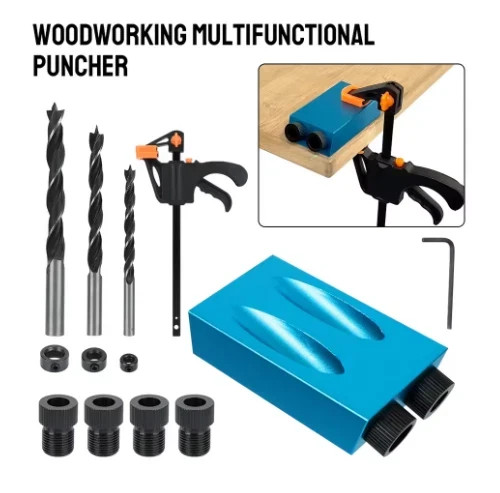 15pcs pocket hole jig kit - 15pcs,
