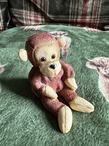 Treasured pals monkey figurine - treasured,