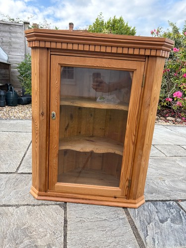 Vintage pine corner - vintage, cabinet
