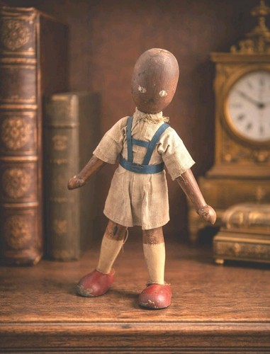 Rare early wooden - , articulated