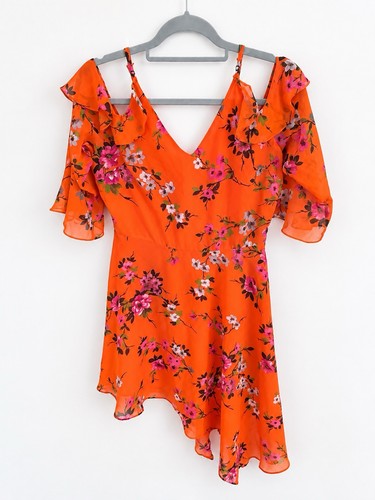 Miss selfridge orange floral - selfridge,