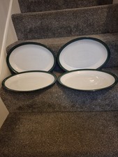 Denby, Greenwich, Oval Plate, 33cm X 23.5cm (4)