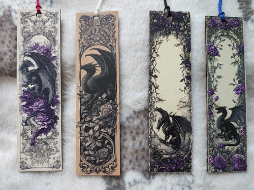 Set four wooden dragon - set,