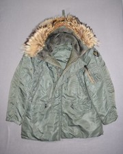 Vintage Military Jacket Mens