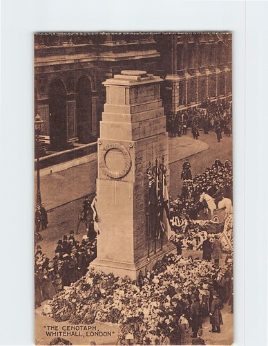 Postcard the cenotaph - the,