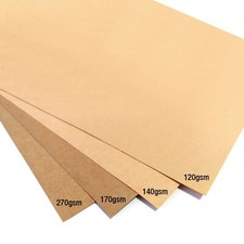A4 BROWN KRAFT CARD BLANK STOCK PAPER CRAFT WEDDINGS TAGS PACKAGING CARD STOCK