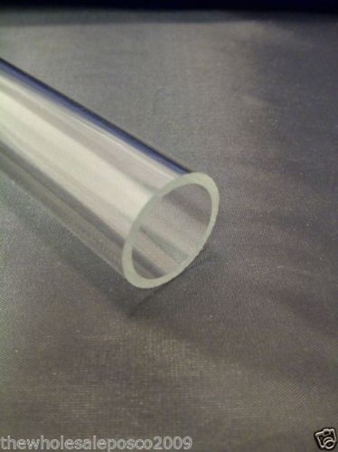 Clear acrylic perspex tube - clear,