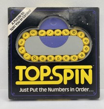 Vintage 1980s TOP SPIN Puzzle Brain Teaser Numbers Game Toy Binary Arts USA 1989