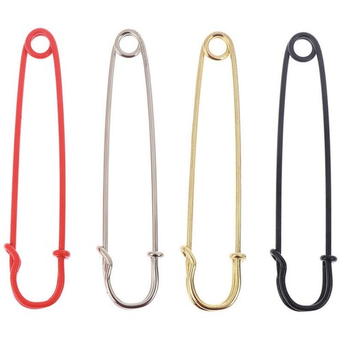 Metal extra large safety pins - extra,