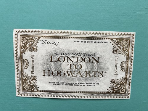 Harry potter hogwarts ticket - potter,