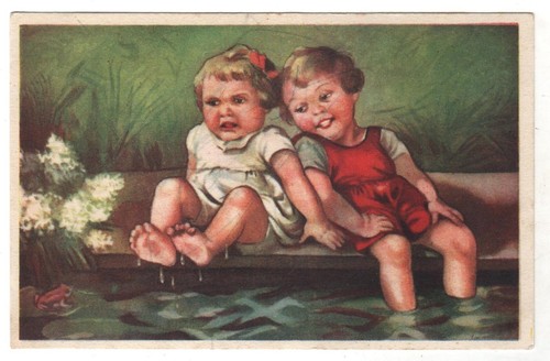 Two little girls - two,
