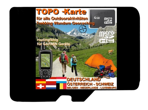 Topographic map microsd - map,