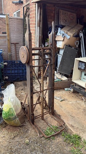 Vintage wooden sack barrow - vintage,