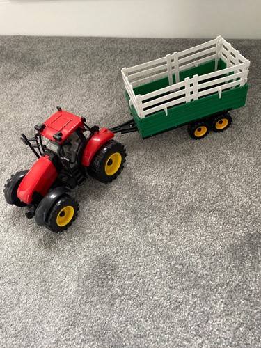Toy tractor and trailer - toy,
