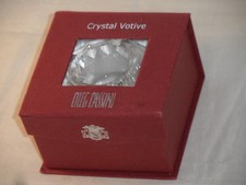 Oleg Cassini Signed Crystal