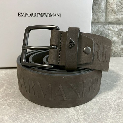 Emporio armani leather belt - armani,