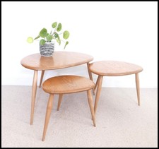 Ercol Pebble Nest Of Side