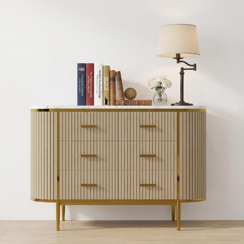Fluted drawer dresser - fluted, 6