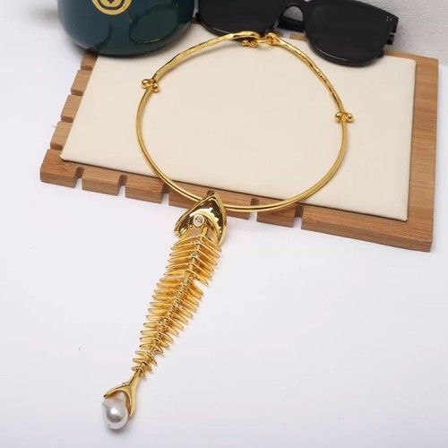 Big fish bone pendant - big,