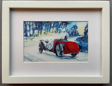 Tazio Nuvolari Le Man 1933 Winner Picture Print by Marco D'Aponte