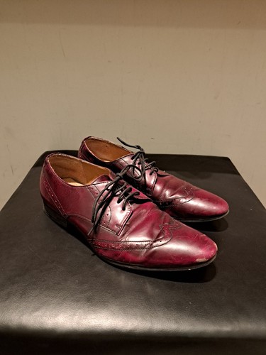 Topman burgundy oxford - topman, 6