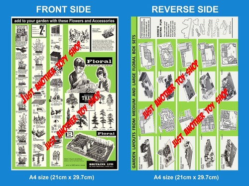 Britains floral garden - britains, leaflet
