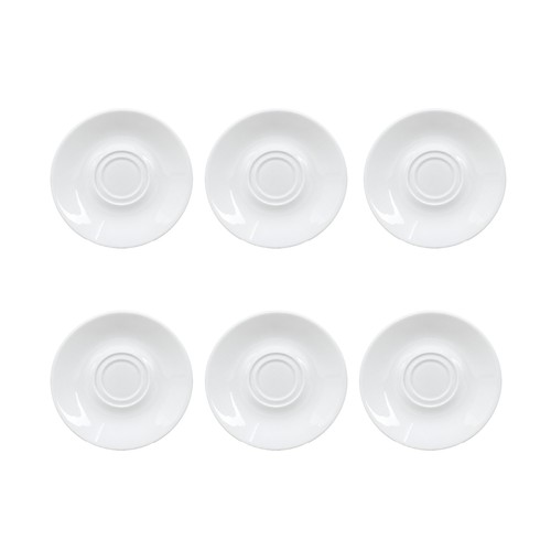 Cup saucer only 6pcs round - only,