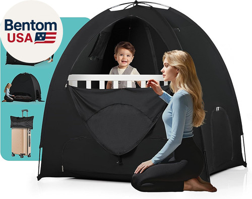 Blackout tent for pack and - blackout,