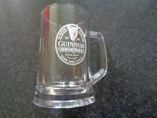 Official GUINNESS ORIGINAL EXTRA STOUT Beer Pint Tankard Glass 20oz Brand New