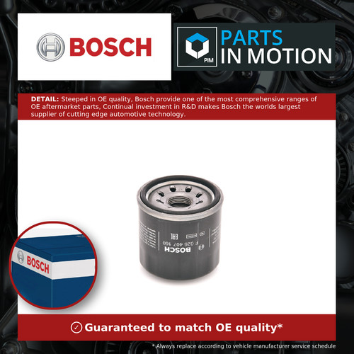 Oil filter f026407160 bosch - oil,