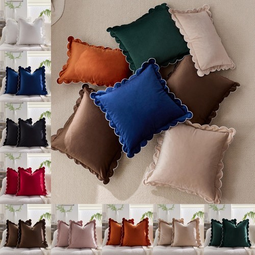 New plain velvet - uk, ruffled