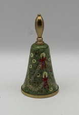Vintage Staffordshire Enamels Hand Painted Christmas Bell