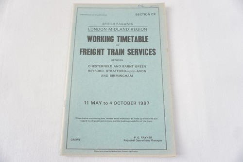 May 1987 london midland - 1987,