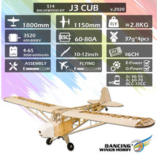 Dancing Wings RC J3 Cub Balsa