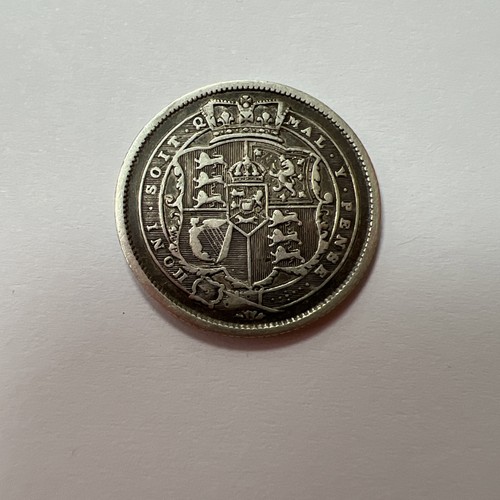 British six pence silver coin - six,