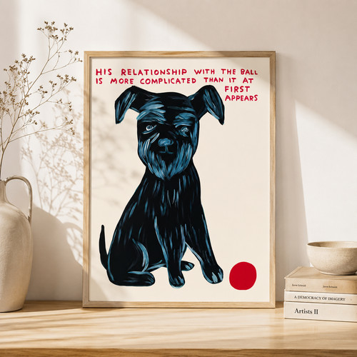 David shrigley cute dog with - dog,