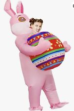 Rafalacy Pink Inflatable Easter Bunny Costume for Adults