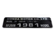 Honda XR200R 1981 Model
