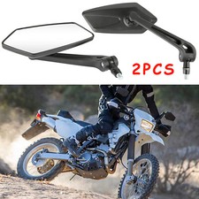 Motorcycle Side Mirrors Rearview Black For Suzuki DRZ400 DRZ400SM DR 150 125 650