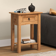 Wooden Side End Table Solid