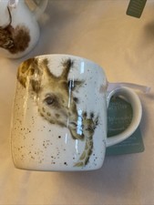 Wrendale Designs For Royal Worcester ‘First Kiss’ Giraffe Mug Fine Bone China