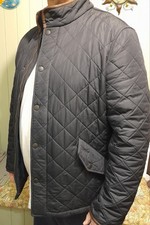 Barbour Mens Navy Powell Coat